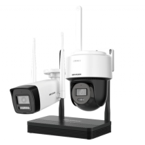 Hikvision Easy Link Wi-Fi Kit NVS + 2 camaras 2MP Instalaci…