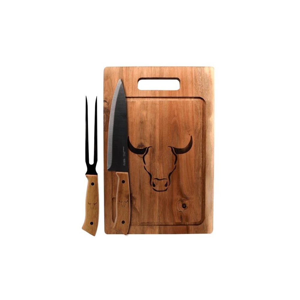 SET TABLA CUCHILLO TENEDOR PRM WAYU | Wayu