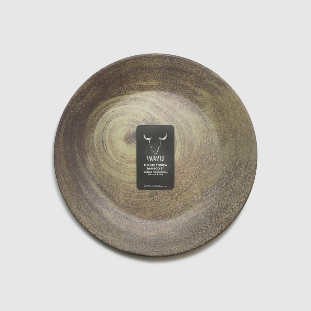 Plato Wayu Bamboo Mediano 8'' | Wayu