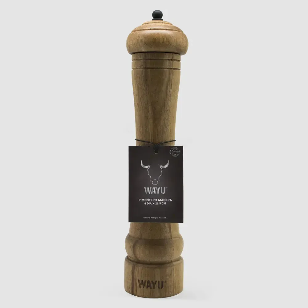 PIMENTERO MADERA WAYU 26,5 CM | Wayu