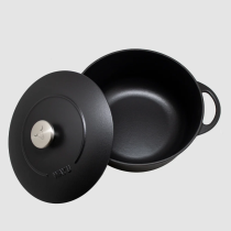 OLLA ENAMEL 28CM IRON CAST WAYU | Wayu