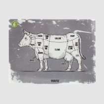 INDIVIDUAL PVC CORTES GREY WAYU | Wayu