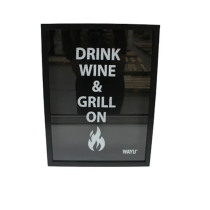 CUADRO PORTA CORCHOS DE VINO 40*30CM WAYU