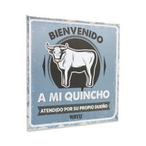 CUADRO DECO BEER  25*25CM WAYU