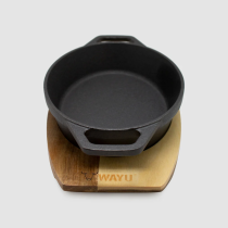 CASEROLA IRON CAST BASE MADERA