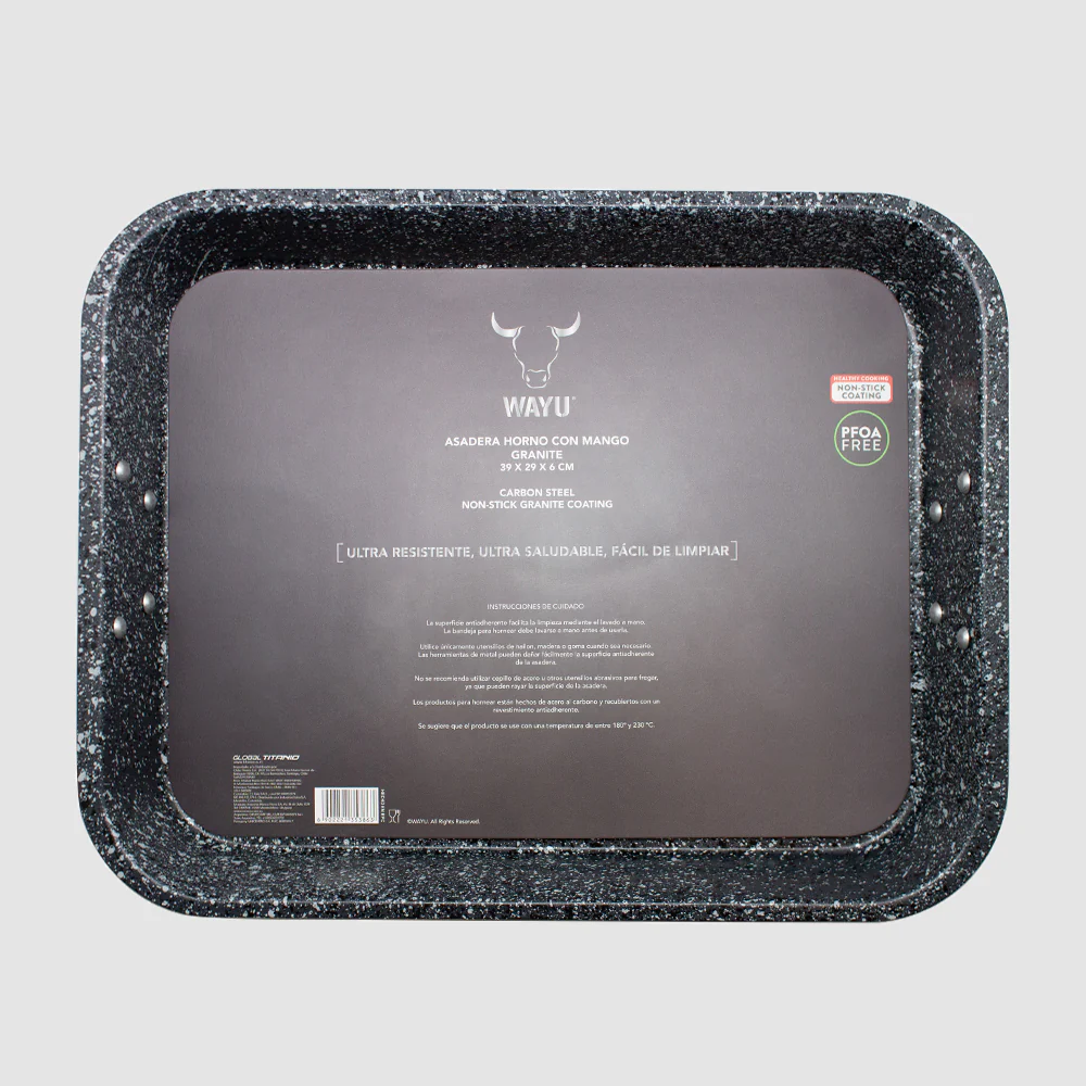 ASADERA HORNO C/MANGO ANTIADHERENTE WAYU