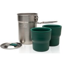 STAN ADV 24OZ 2-CUP CMP CK SET SS | Termos stanley