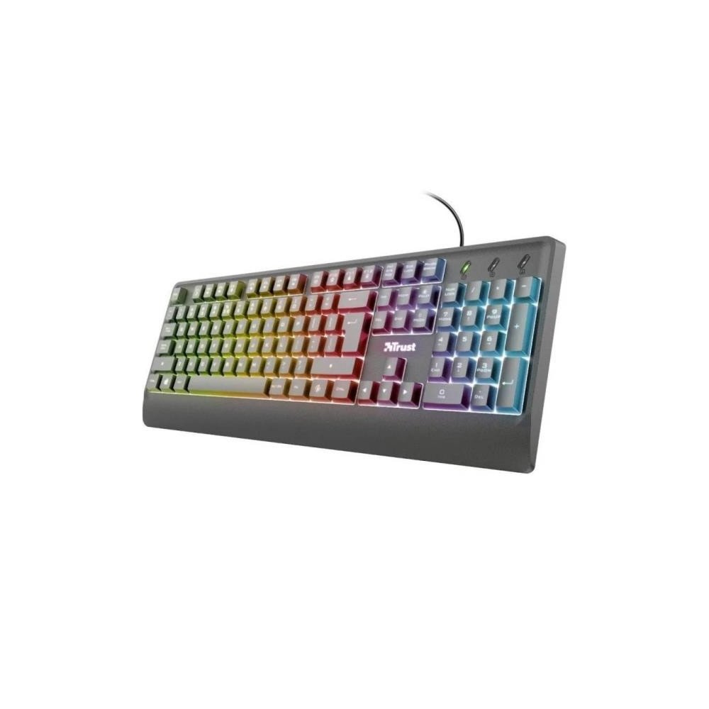 TECLADO USB TRUST ZIVA RGB RAINBOW