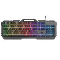 TECLADO METÁLICO PARA GAMING CON LED EFECTO ARCO IRIS
GXT 853 ESCA