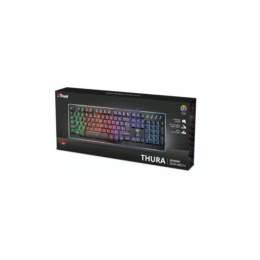 TECLADO GAMER TRUST GXT 860 THURA SEMI-MECHANICAL