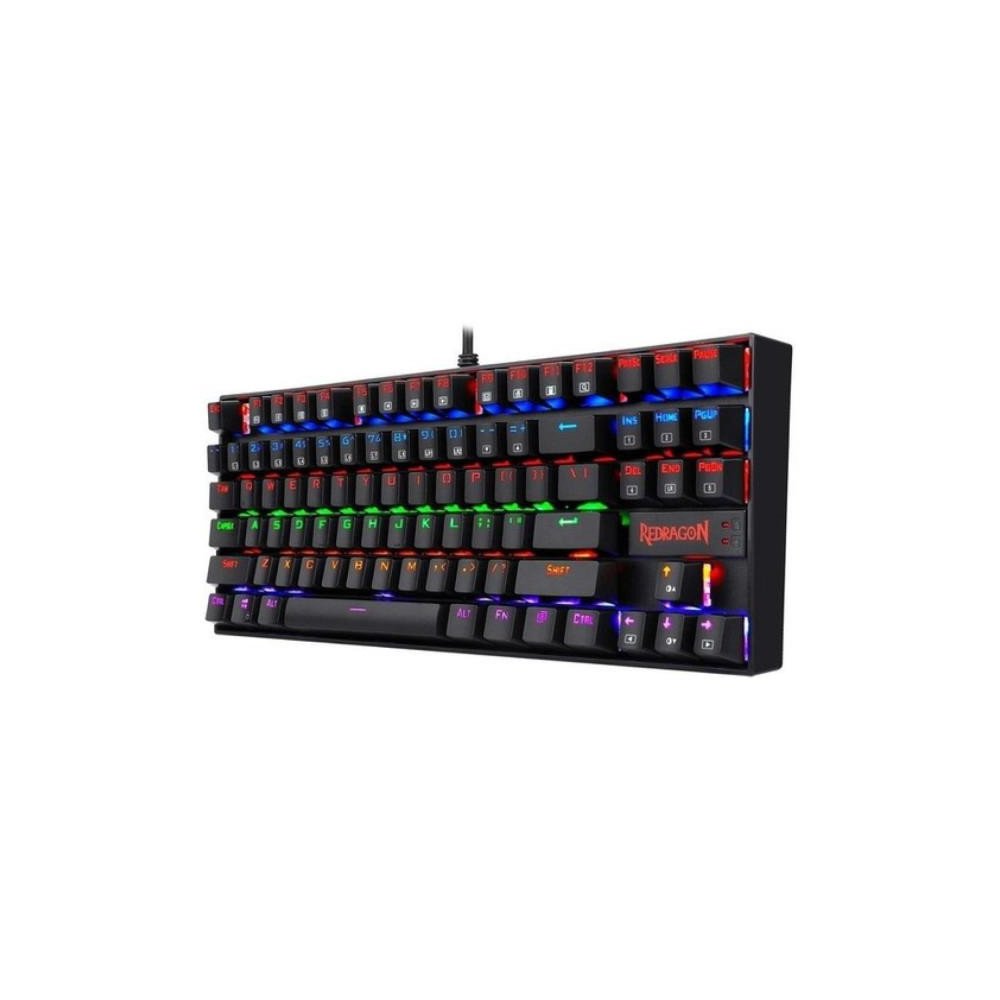 TECLADO GAMER MECANICO USB RGB NEGRO KUMARA REDRAGON