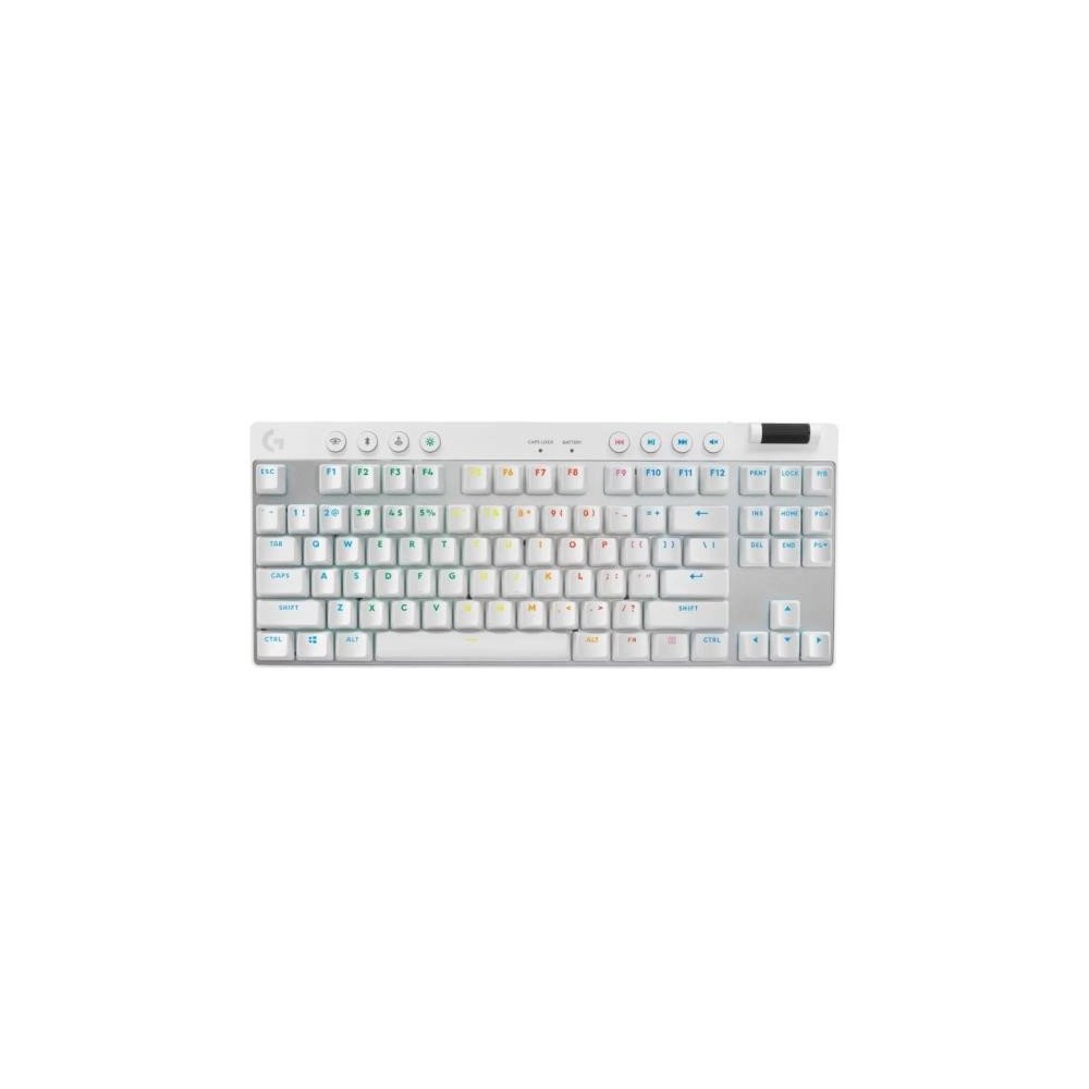 Teclado Gamer Logitech G Pro X Tkl Lightspeed Blanco