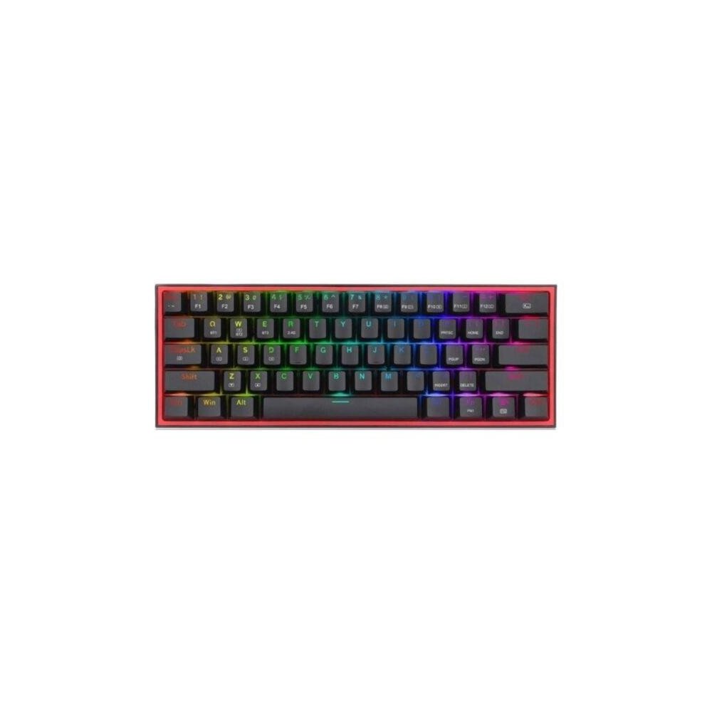 Teclado Gamer Inalambrico Redragon Fizz Pro K616 60% RGB / Negro / ESP
