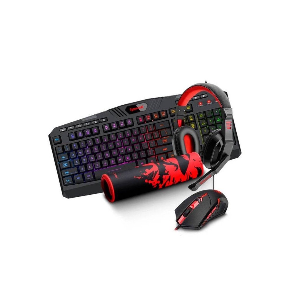 Kit 4 en 1 Gamer essentials Redragon S101-BA-2