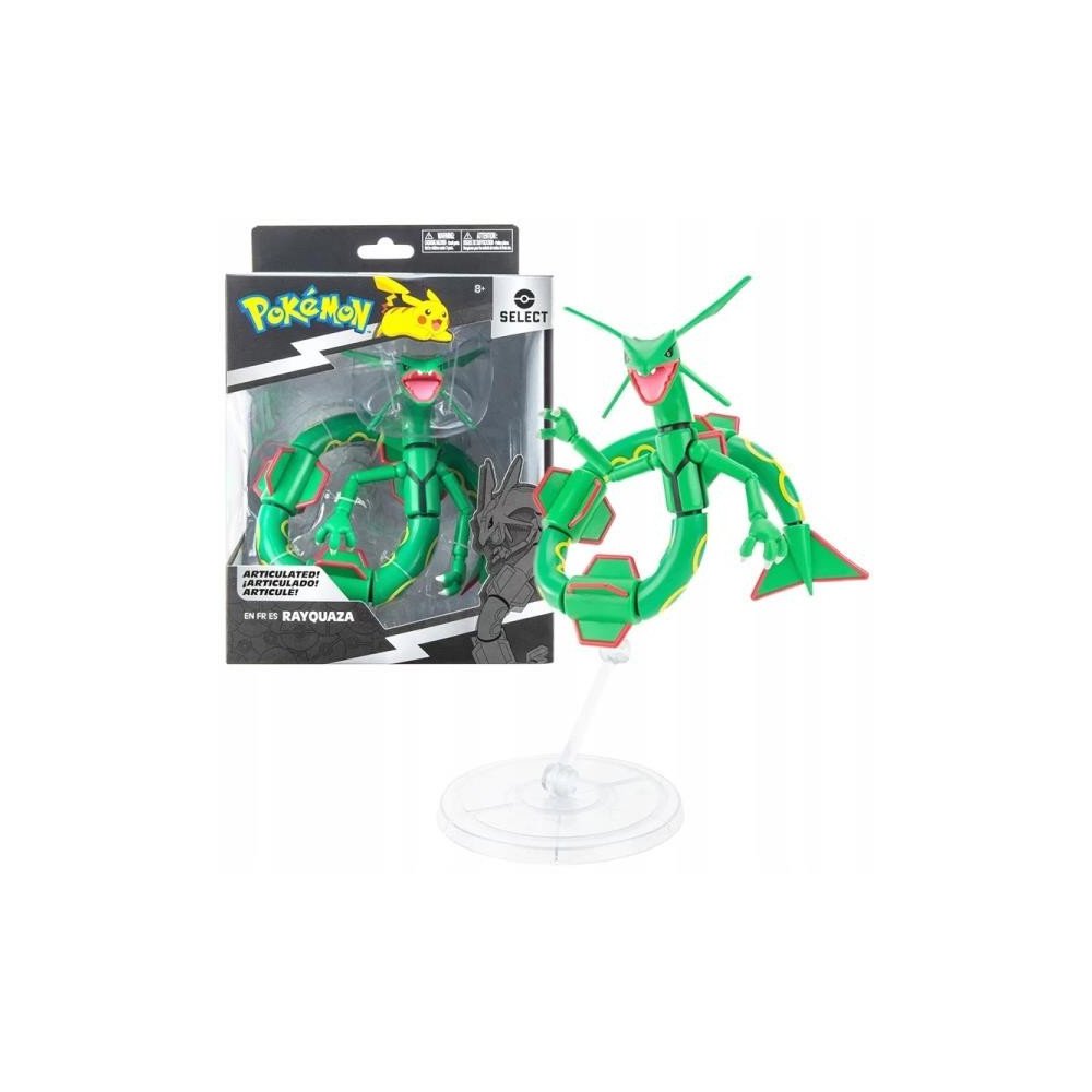 Rayquaza Pokemon Figurka 15 cm Oryginalna Jazwares