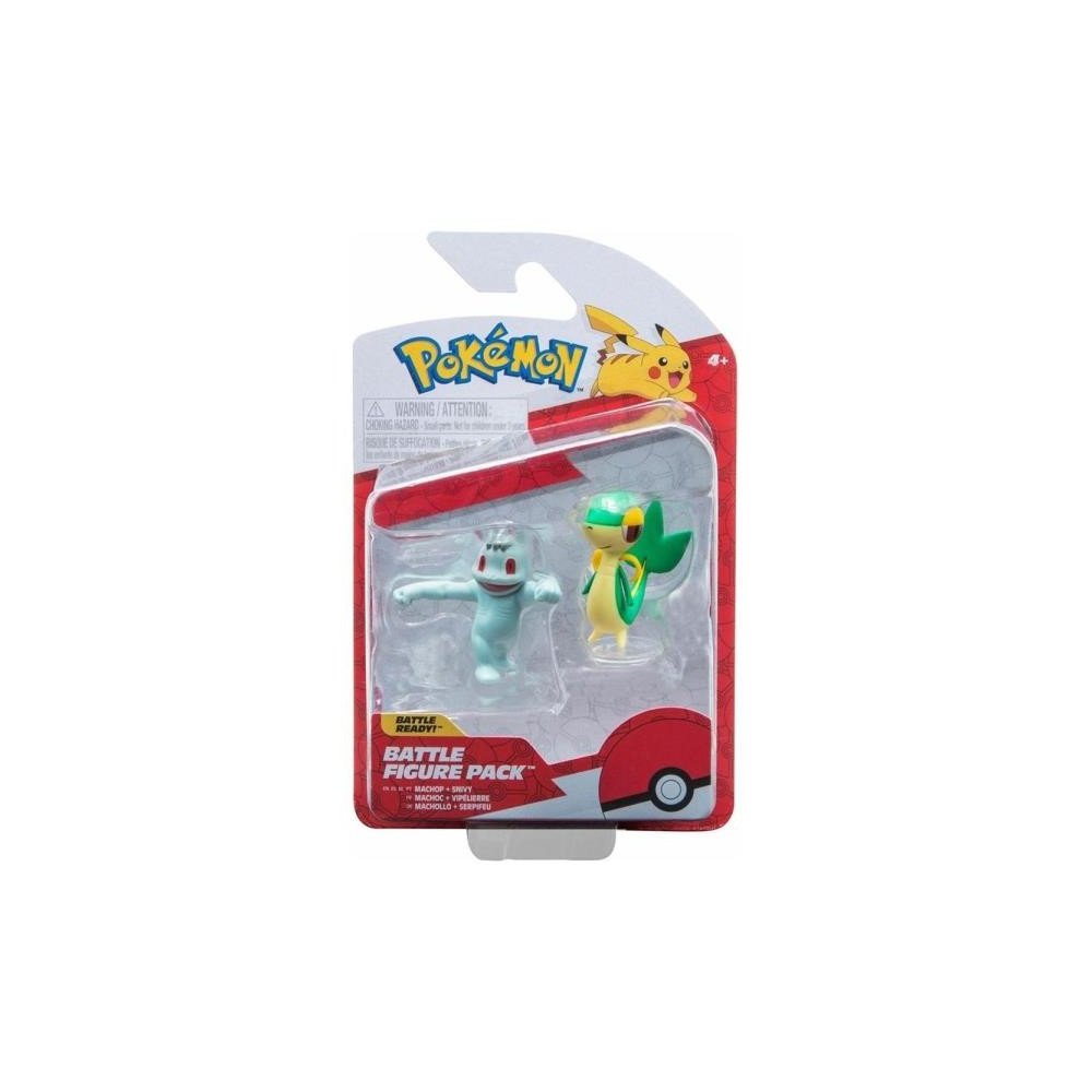 Pokemon Battle Figure Pack Machop & Snivy
