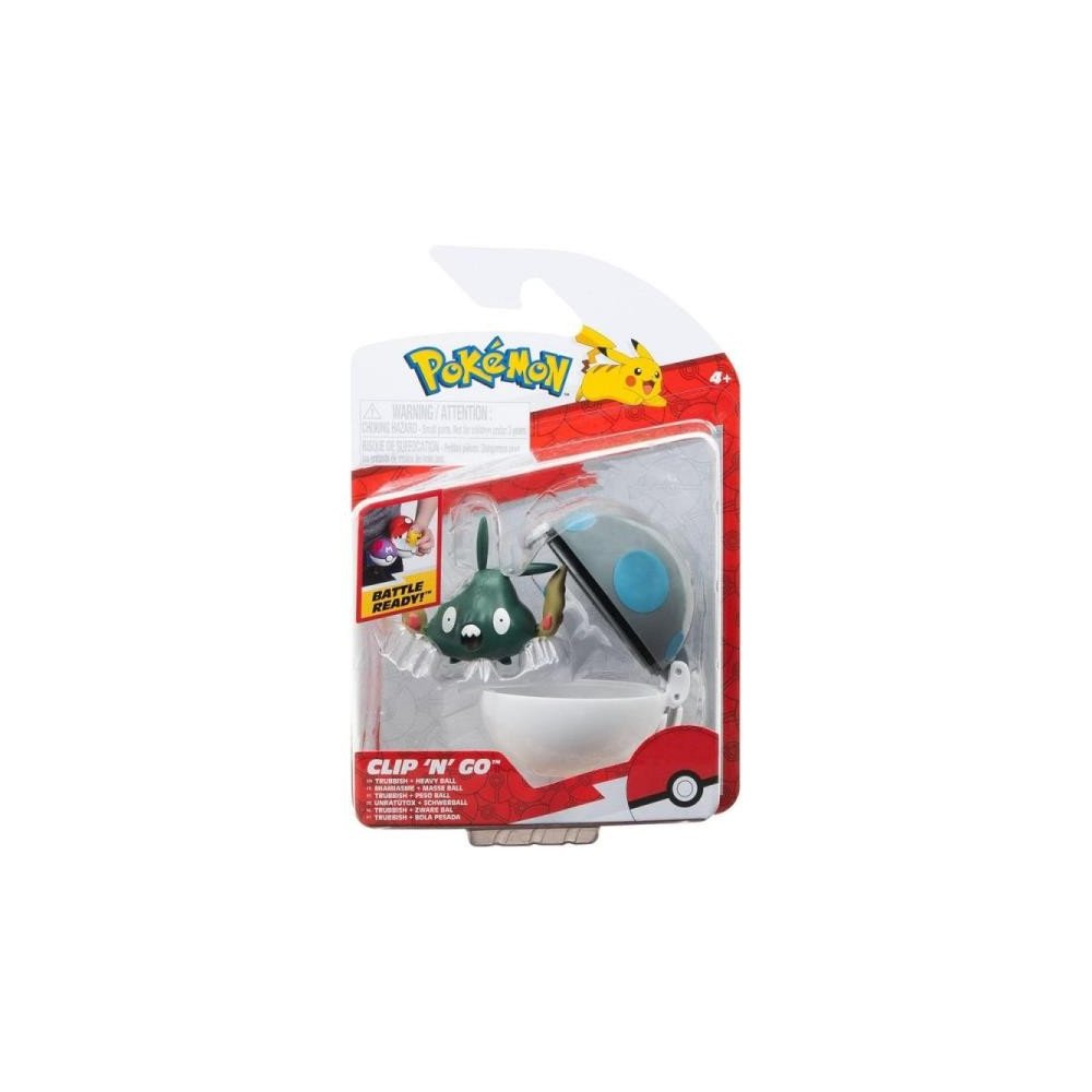 Figurita Pokemon- Pokémon Clip'n'Go Poké Balls Miamiasme & Poké Ball...