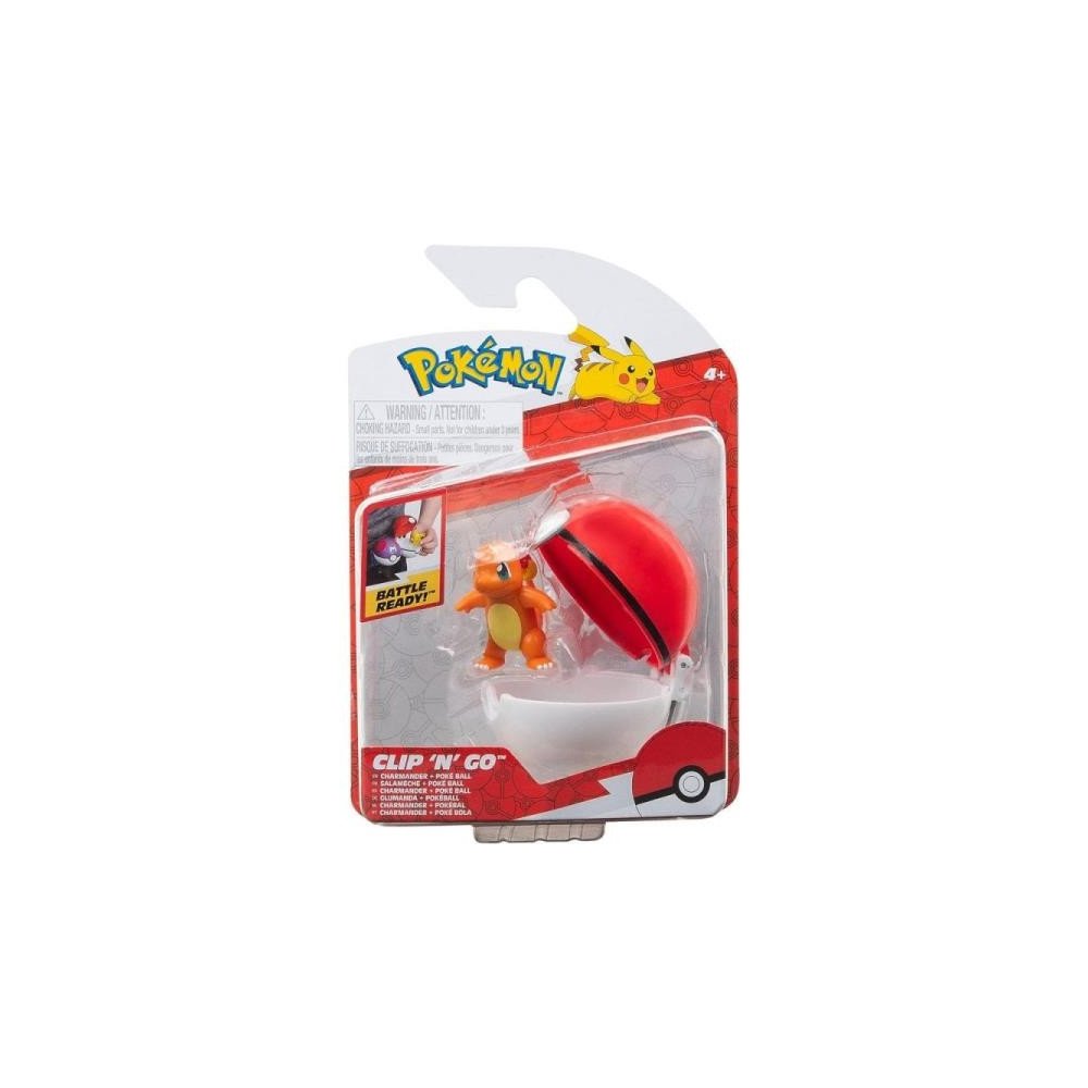 Figurita Pokemon- Pokémon Clip'n'Go Poké Balls Charmander & Poké Bal...