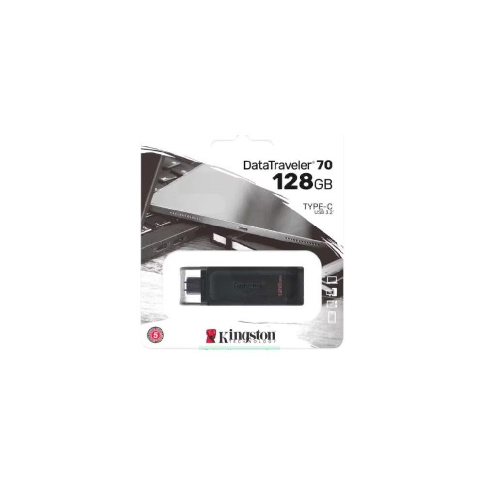 PENDRIVE USB TIPO-C KINGSTON 128GB 3.2 DATATRAVELER 70