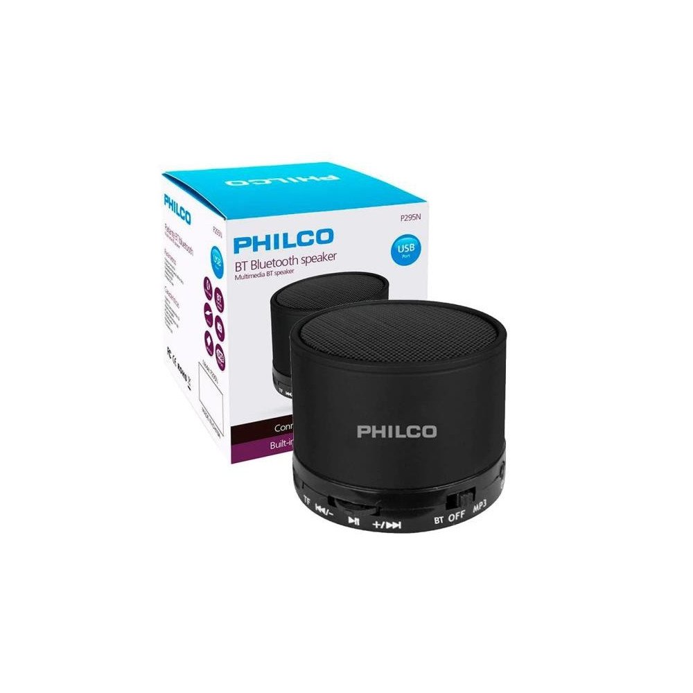 PARLANTE PORTATIL BLUETOOTH P295 BLACK