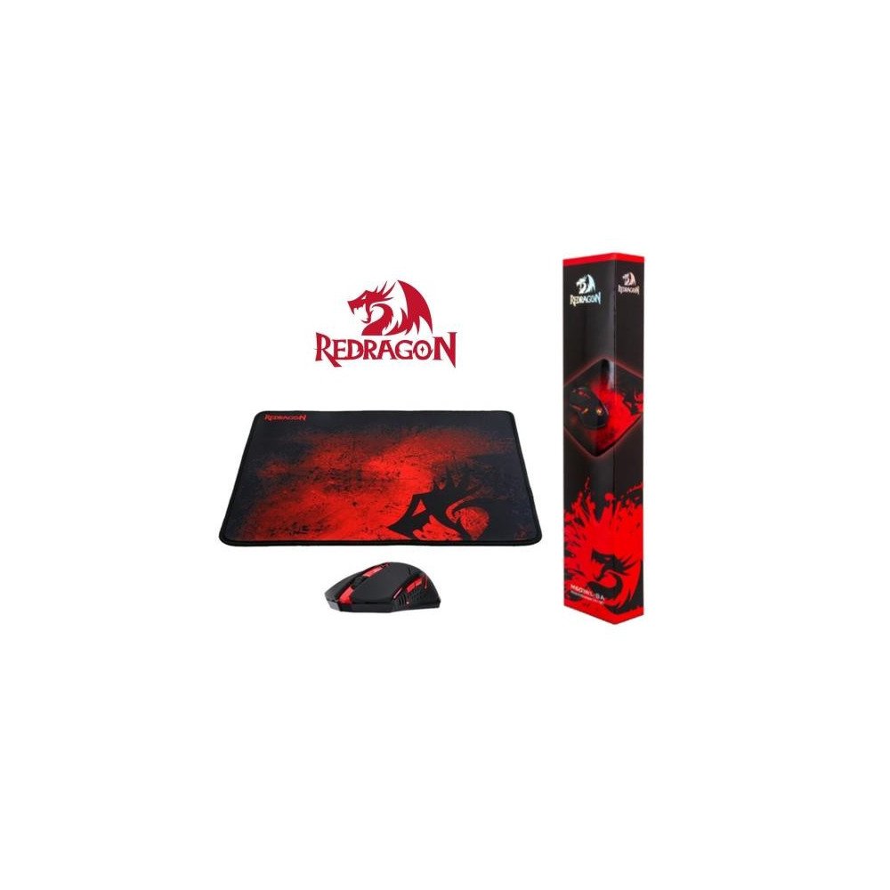 Combo Mouse + Mousepad Gamer Redragon M601Wl-Ba | Mouse pad
