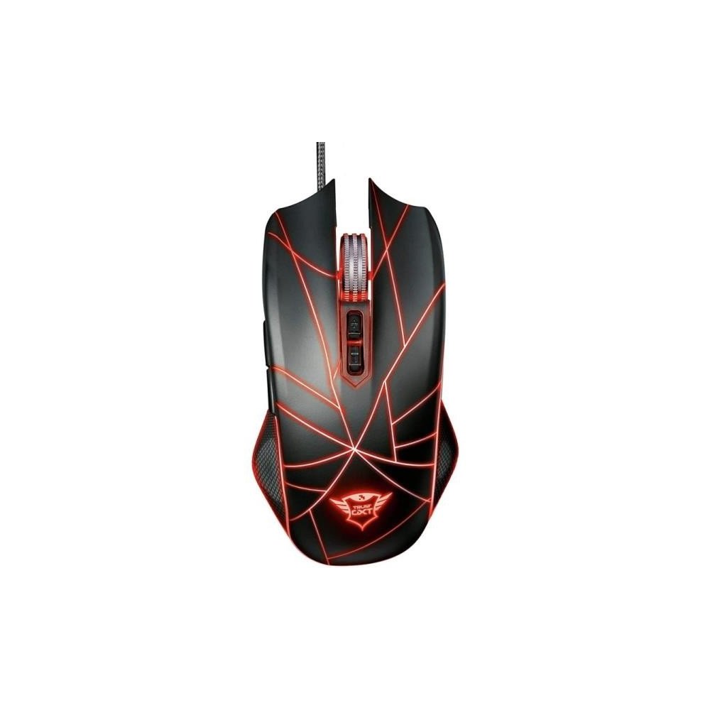 Trust GXT160 Ture Illuminated Gaming mouse USB Optical Blac…