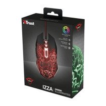 Mouse Trust Gaming Izza Usb Negro Rgb Gxt 105 Ambidiestro D…