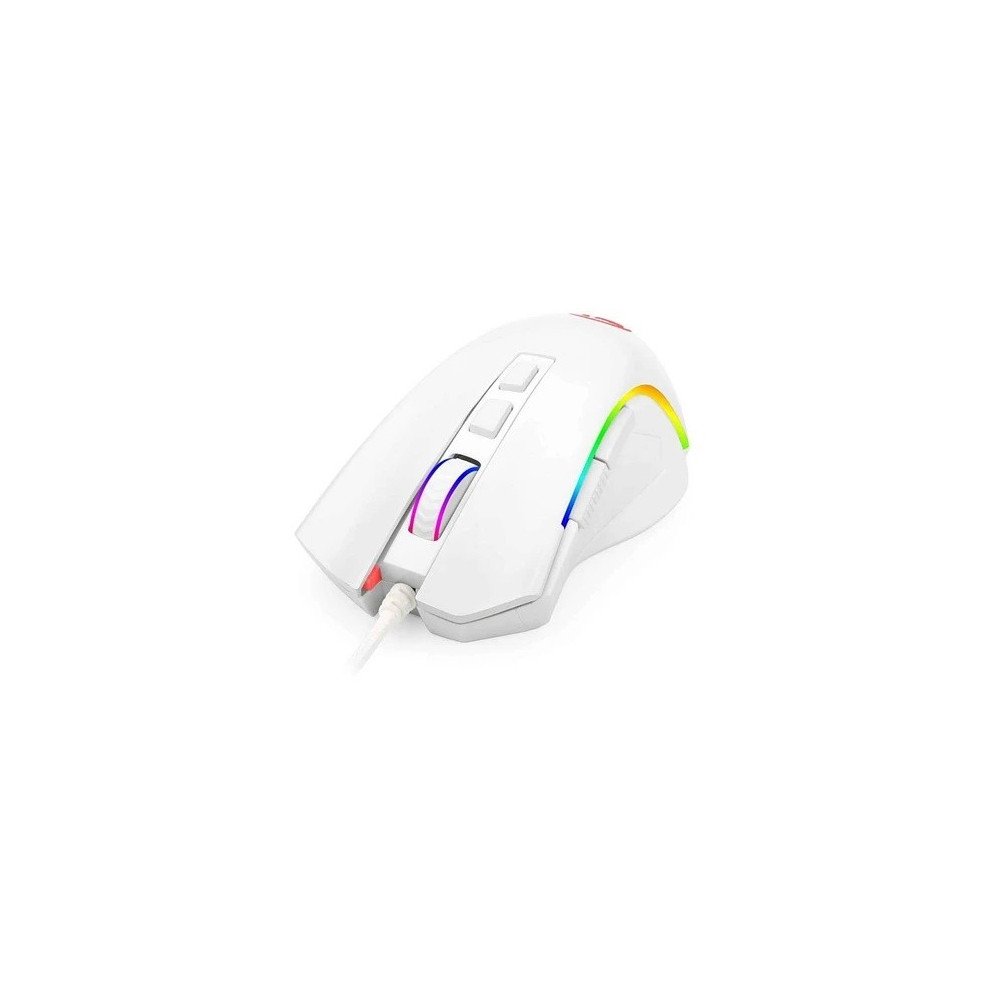 MOUSE GAMER USB RGB 8B 7200DPI BLANCO GRIFFIN REDRAGON Chile