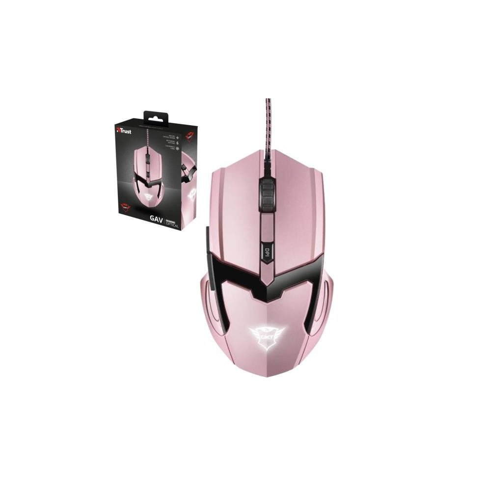 MOUSE GAMER TRUST GXT 101P GAV ROSADO | Mouse Gamer