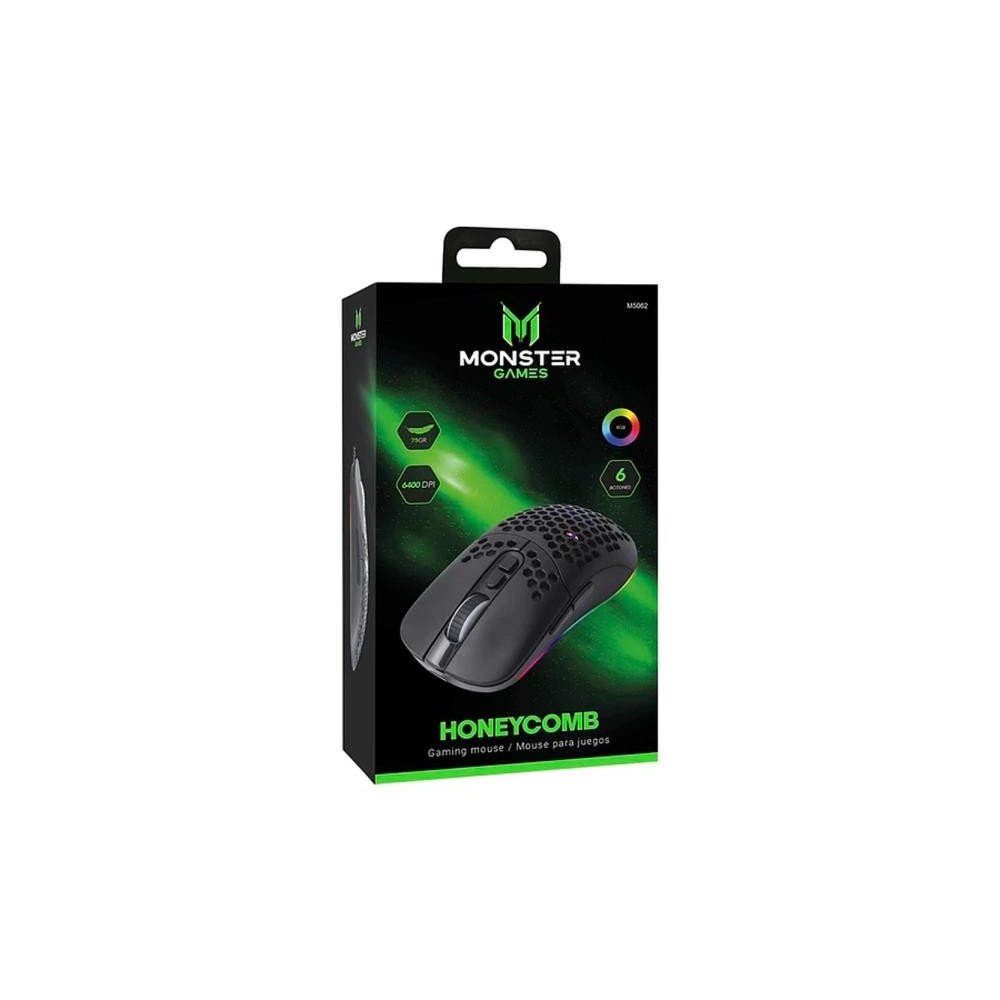Mouse Gamer Monster Games Honeycomb 6400dpi | Mouse Gamer