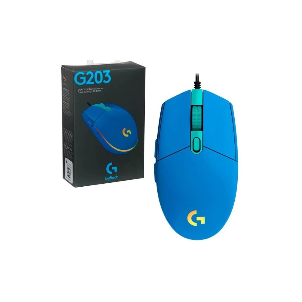 Mouse Gamer Logitech G203 lightsync Iluminación RGB Chile