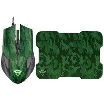 Mouse Gamer + MousePad GXT781 RIXA CAMO Trust | Mouse Gamer