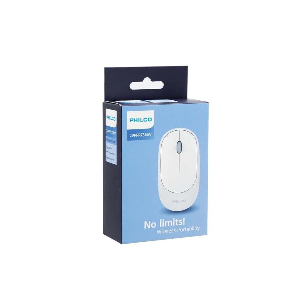 Mouse PHILCO inalambrico blanco | Mouse