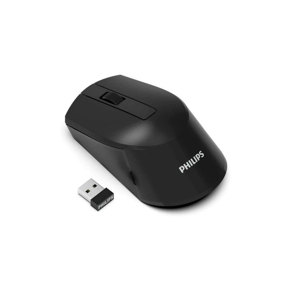 MOUSE INALAMBRICO 2.4GHZ 7374 NEGRO PHILIPS | Mouse