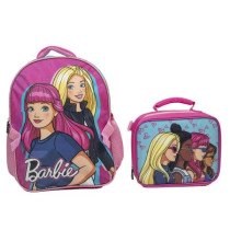 SET MOCHILA C/LONCHERA BARBIE | Mochilas