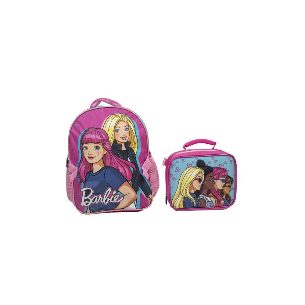 SET MOCHILA C/LONCHERA BARBIE | Mochilas