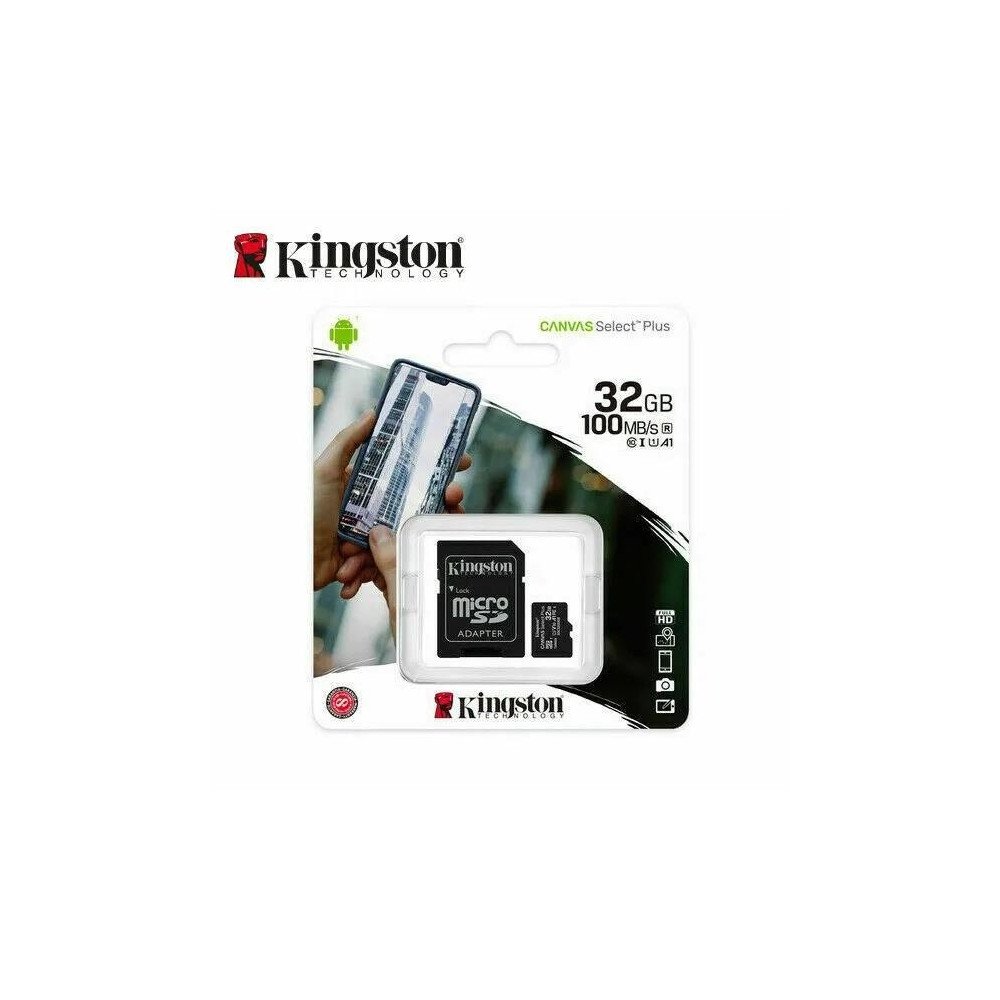 Kingston 32GB microSDHC Canvas Select Plus Memory Card and…