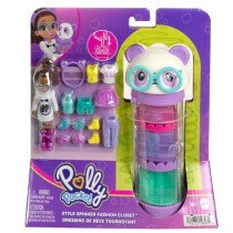 Polly Pocket Style Spinner Fashion Closet Playset con muñeca Shani