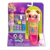 Polly Pocket Style Spinner Fashion Closet Playset con muñeca Polly