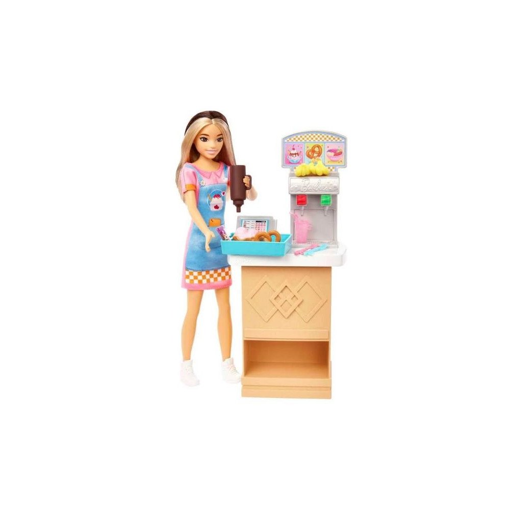 Muñeca Barbie Ski Barra Botanas