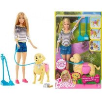 Muñeca Barbie Paseo De Perrito