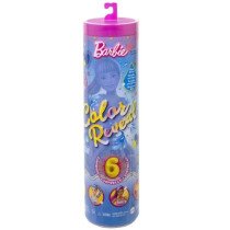 Muñeca Barbie Color Reveal con 6 sorpresas, serie Totally Denim