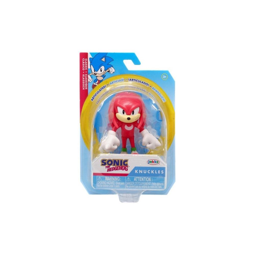 Mini figura de Sonic The Hedgehog Knuckles de 2,5 pulgadas