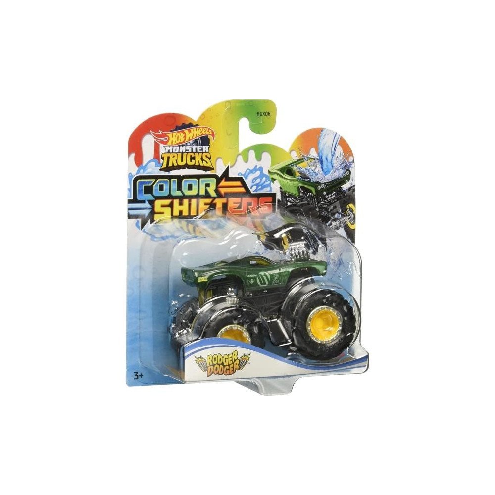 Hot Wheels Monster Trucks Coche Color Verde