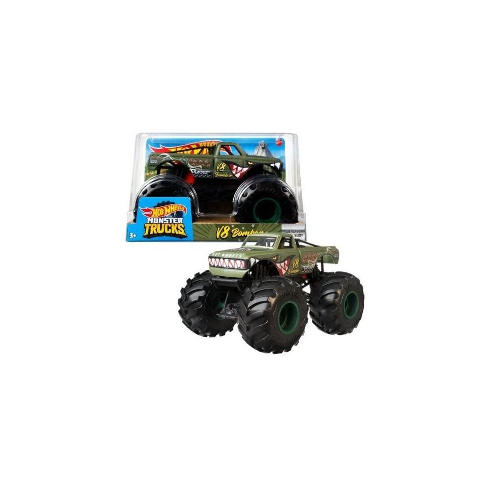 HOT WHEELS MONSTER TRUCK V8 BOMBER 1:24