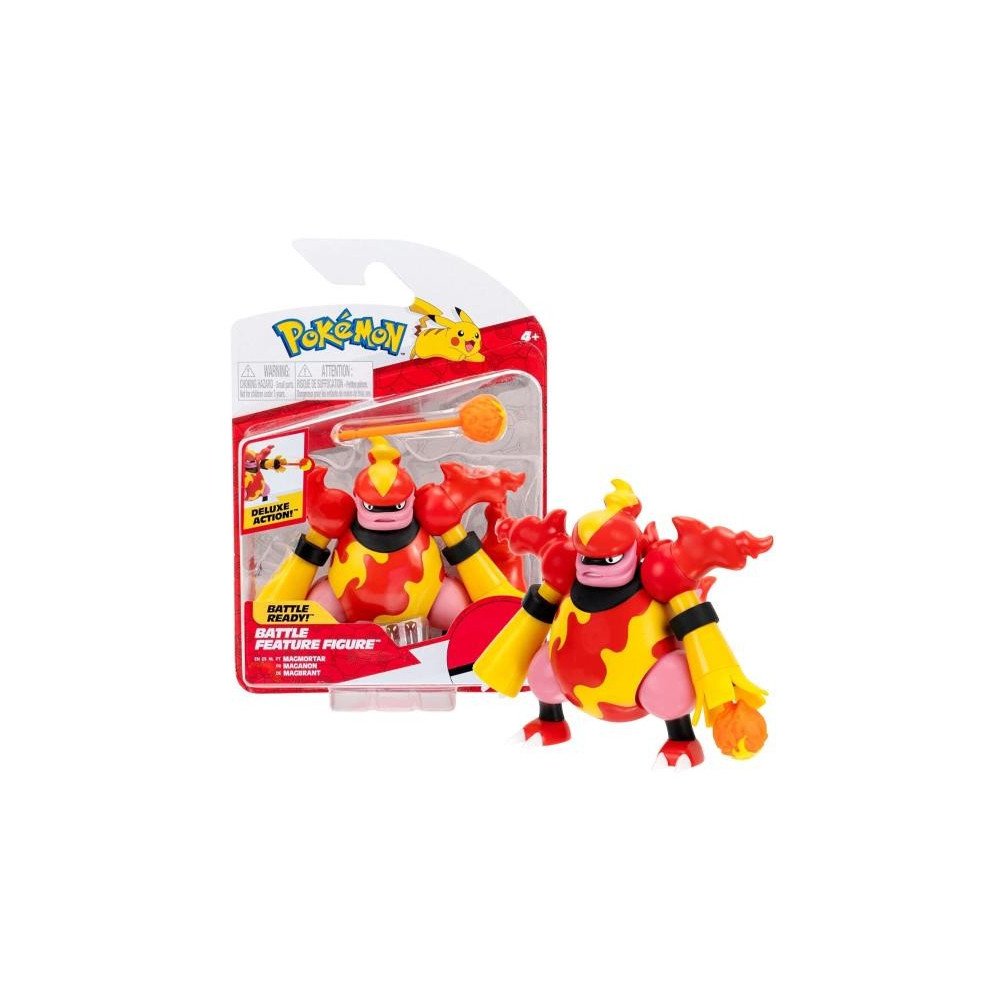 Figura característica de batalla de Pokémon Magmortar