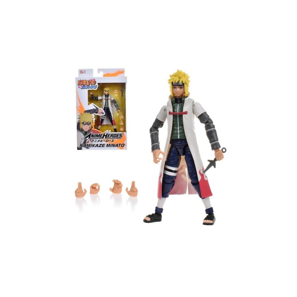 FIGURA 17 CMS LEGENDARIA ANIME HEROES NARUTO DE BANDAI – NAMIKAZE MINATO
