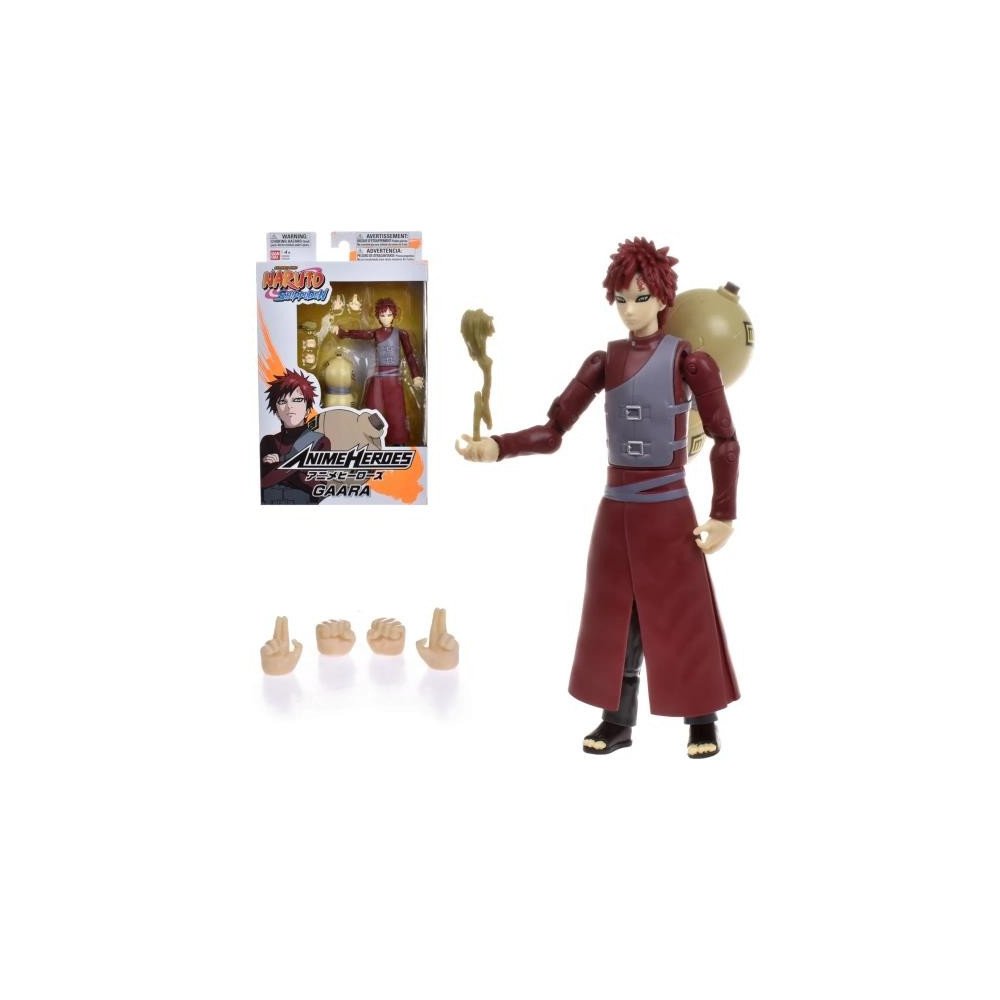 FIGURA 17 CMS LEGENDARIA ANIME HEROES NARUTO DE BANDAI – GAARA