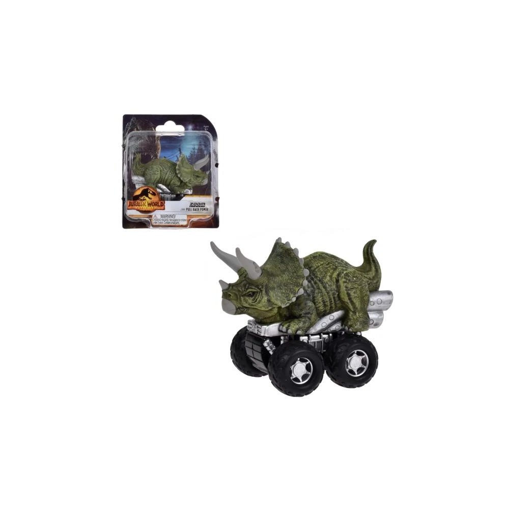 DINOSAURIO VEHICULO PULLBACK JURASSIC WORLD DOMINION – TRICERATOPS