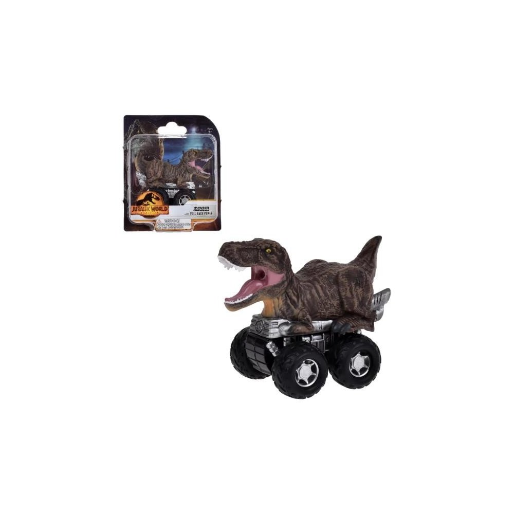 DINOSAURIO VEHICULO PULLBACK JURASSIC WORLD DOMINION – T-REX